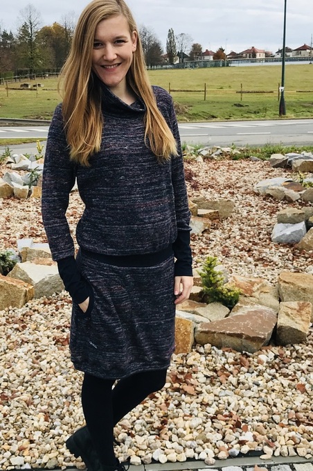 Dress Carrie Long Sleeve Color Stripes