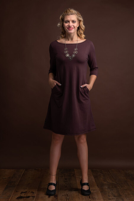 Dress Madeira Dark Brown