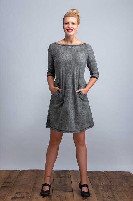 Dress Madeira Gray/Black Structure