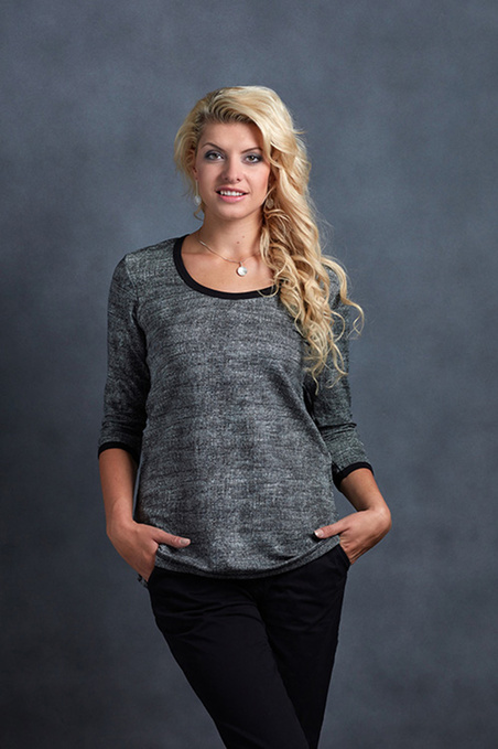 Blouse Black/White