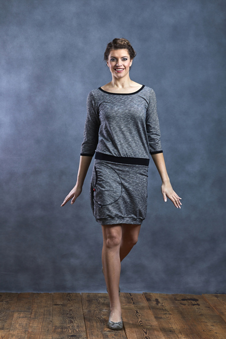 Dress Sleeve Gray Melange-SLEVA
