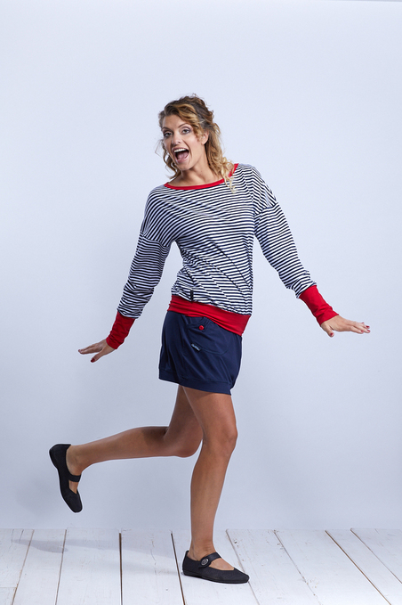 BOOm Blue Stripes and Red