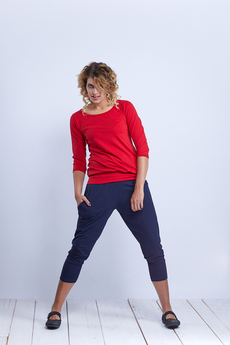 Pants Light Dark Blue Long