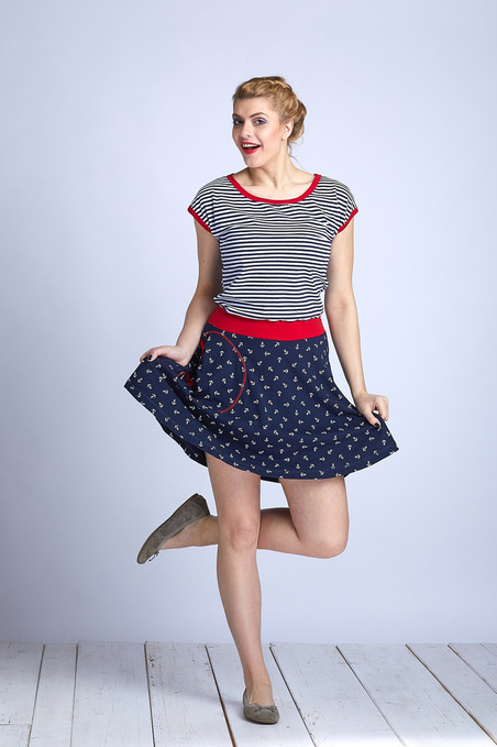 Dress Wheeled Sailor and Red-SLEVA